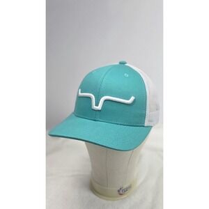 Kimes Ranch Hat Cap Snap Back Teal, Adjustable Trucker Style